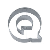 Keksausstecher Buchstabe "Q" 6,5cm Edelstahl